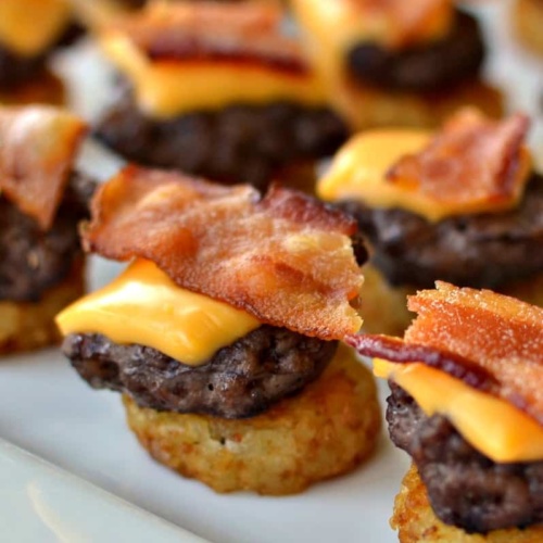 Mini Bacon Cheeseburger Bites Small Town Woman