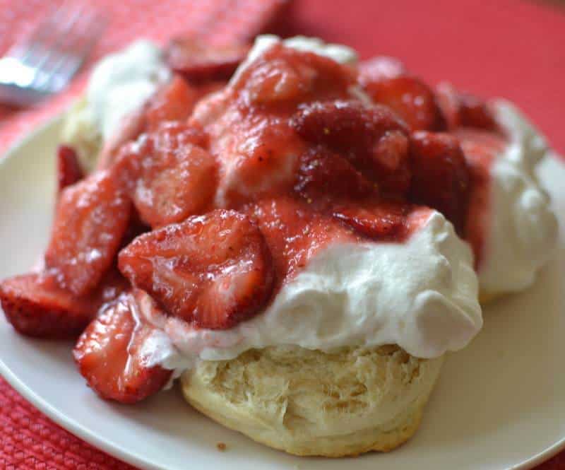 Easy Homemade Biscuit Strawberry Shortcake 