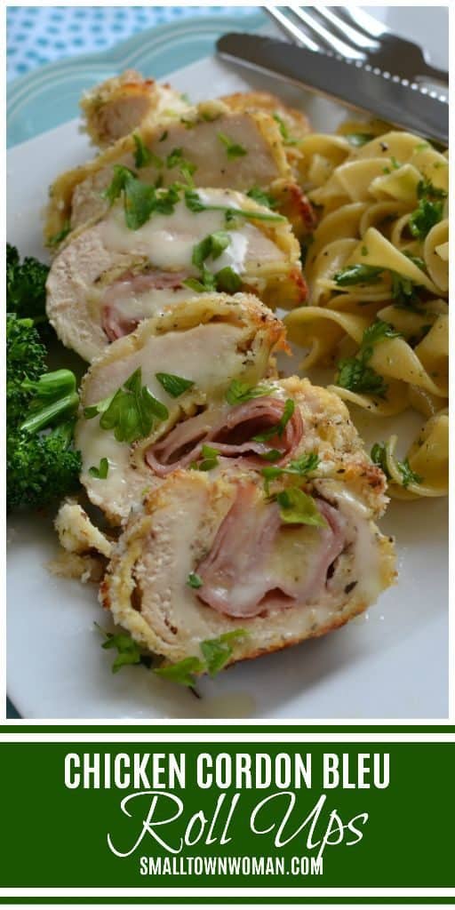 chicken cordon bleu roll ups