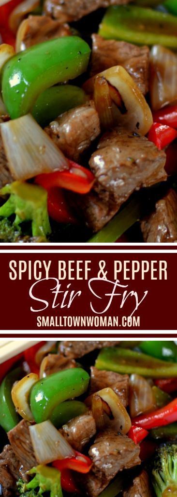 The Best Spicy Beef Pepper Stir Fry | Small Town Woman
