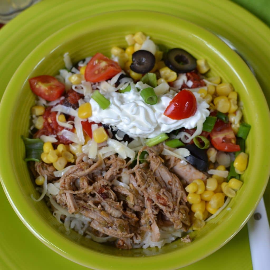 Mexican Pork Rice Bowl | Small Town Woman