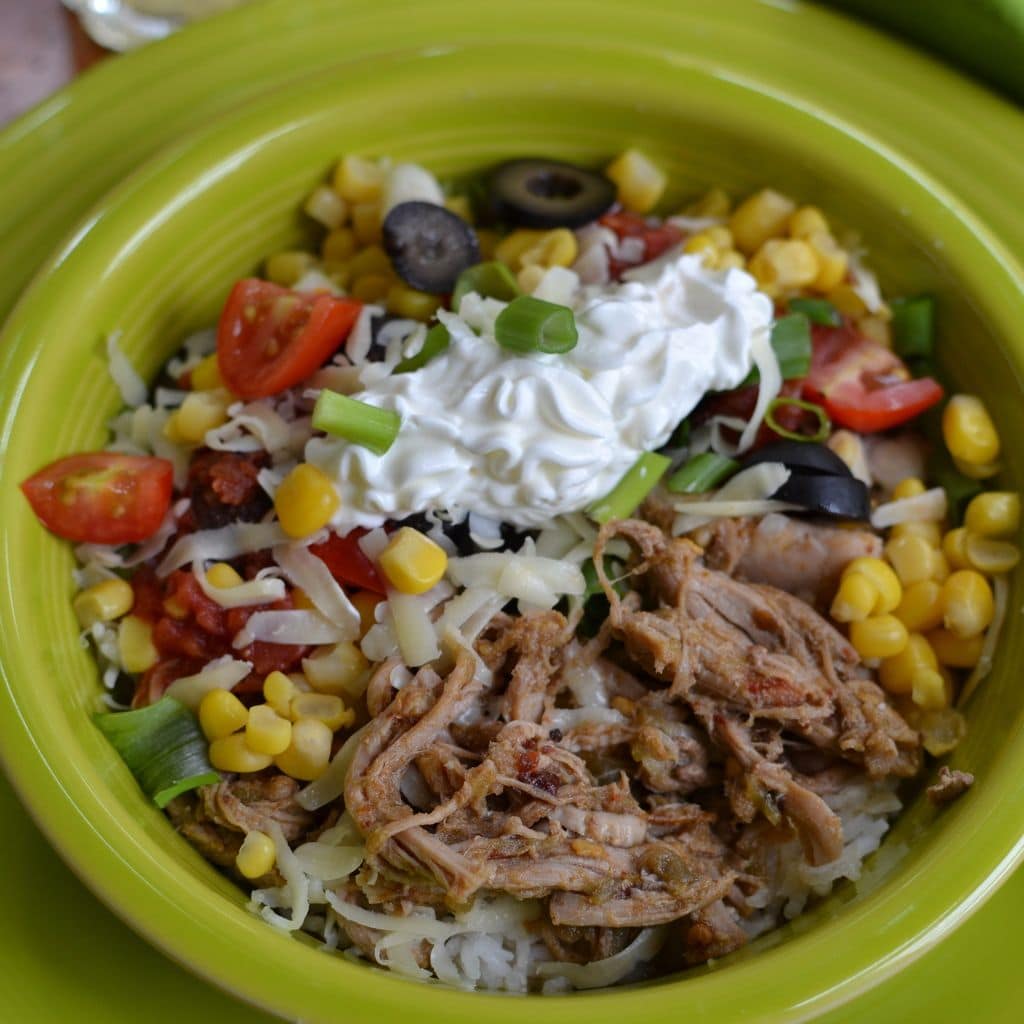 Mexican Pork Rice Bowl | Small Town Woman