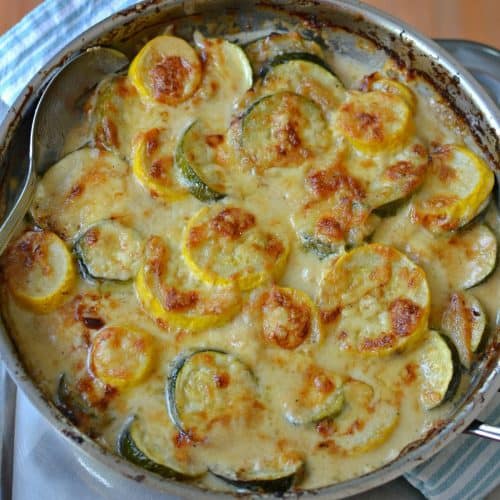 Zucchini Gratin with Yellow Squash - Small Town Woman