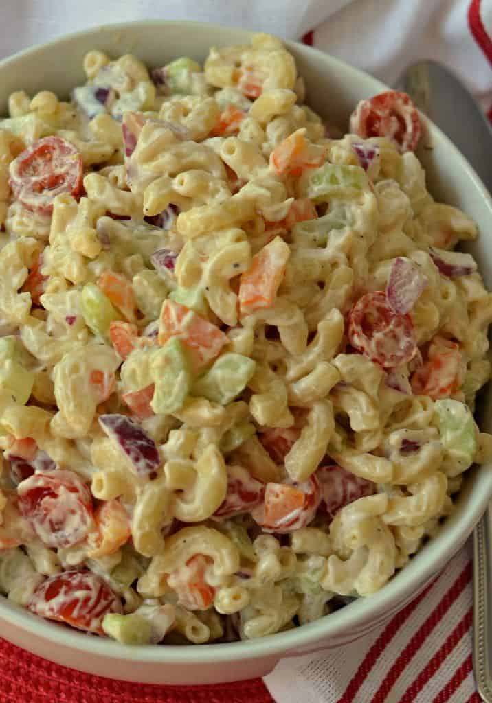 Creamy Macaroni Salad Recipe - Small Town Woman