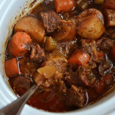 Crock Pot Beef Stew For Two - Small Town Woman