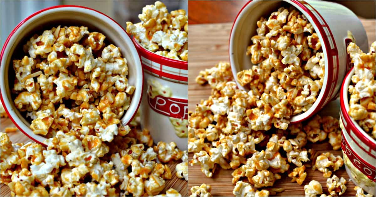 Caramel Popcorn (so much better than store bought)