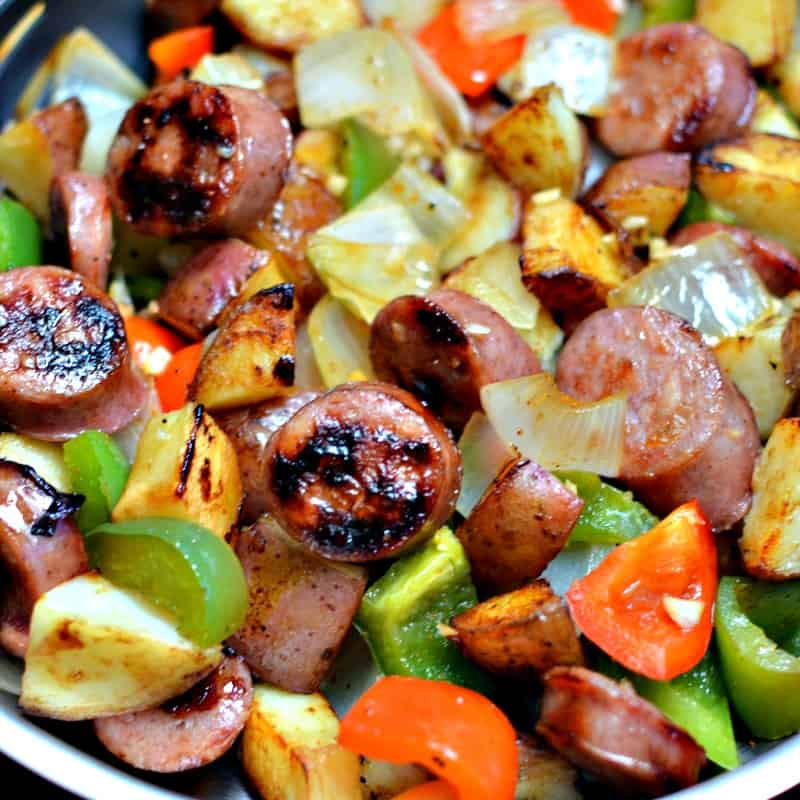 Italian Sausage and Peppers Skillet Recipe