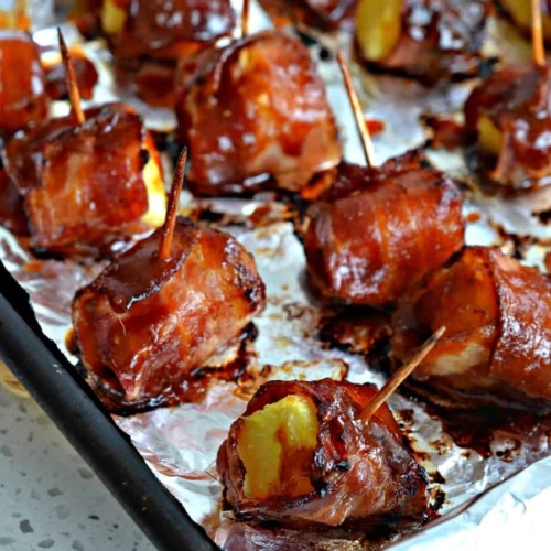 Bacon Wrapped Pineapple - Small Town Woman