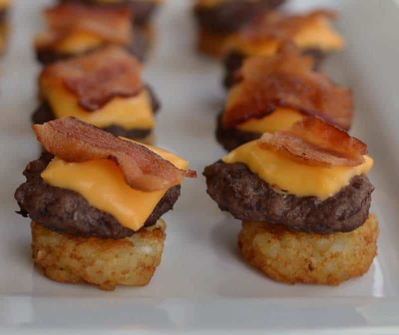 Mini Bacon Cheeseburger Bites  Small Town Woman