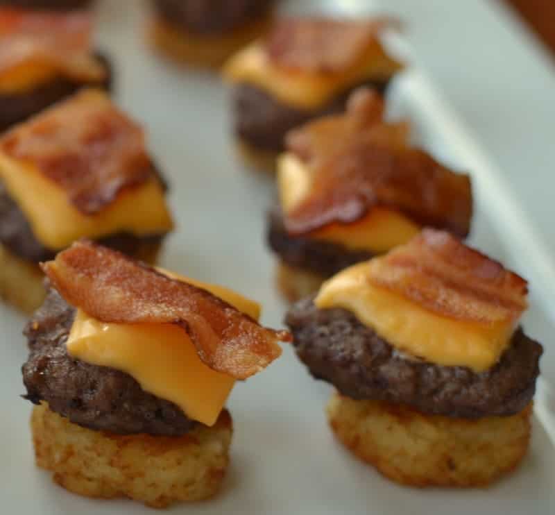 Mini Bacon Cheeseburger Bites  Small Town Woman