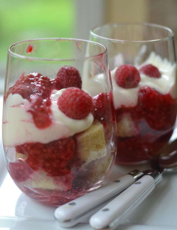 Raspberry Lemon Cheesecake Mini Trifles | Small Town Woman
