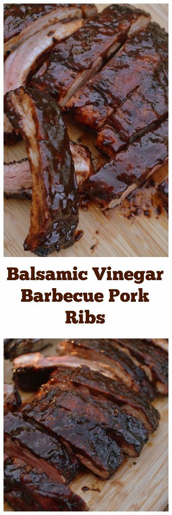 Balsamic Vinegar Barbecue Ribs | Small Town Woman