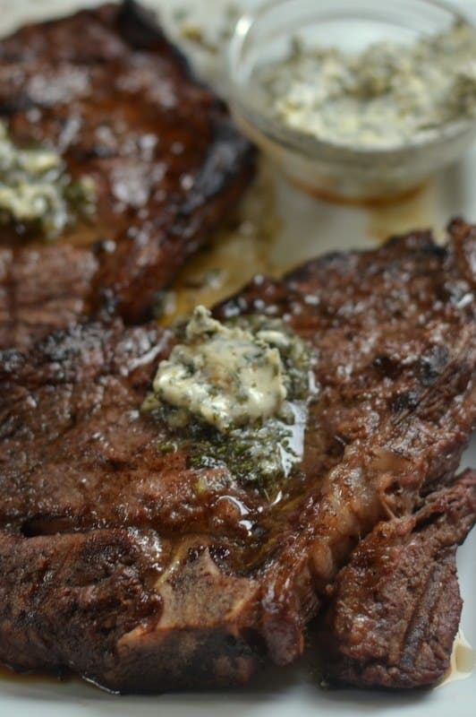 Marinated Herb Butter T Bone Steaks Small Town Woman