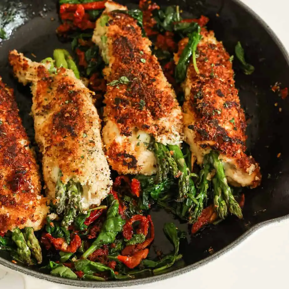 Asparagus Stuffed Chicken Breast