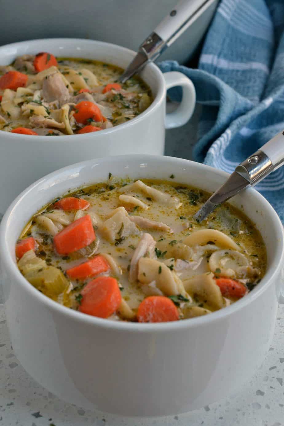 Turkey Noodle Soup - Small Town Woman