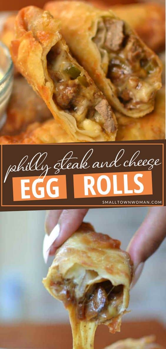 Philly Steak & Cheese Egg Rolls Recipe