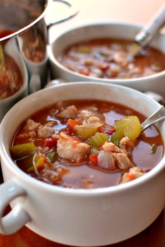 Easy Chicken Gumbo Soup Small Town Woman