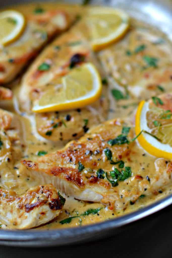 Creamy Lemon Basil Chicken Small Town Woman