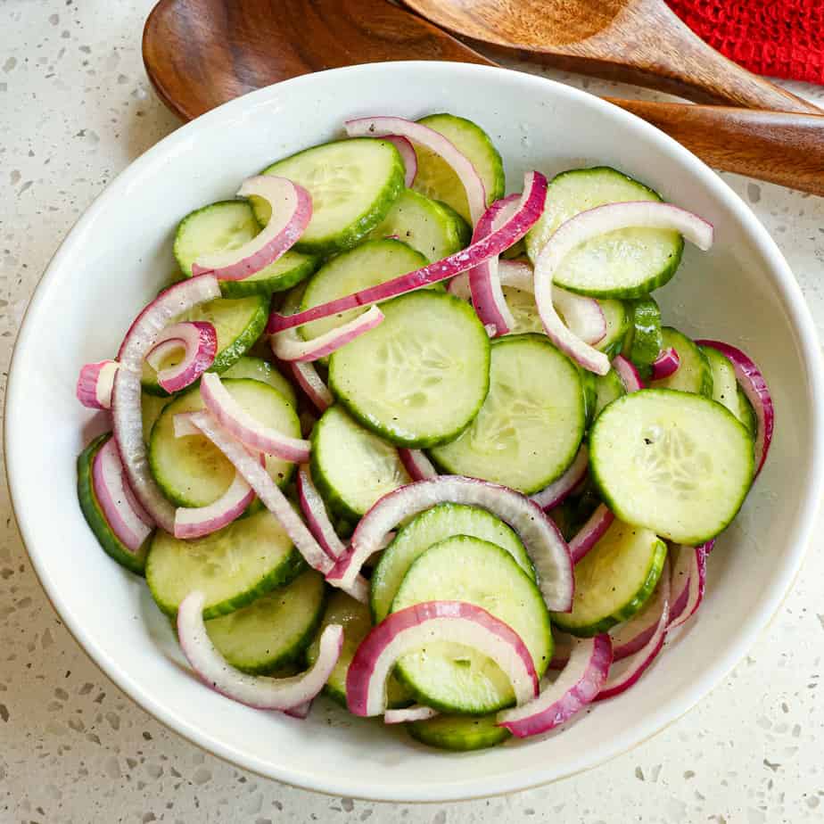 Easy Marinated Cucumber Salad