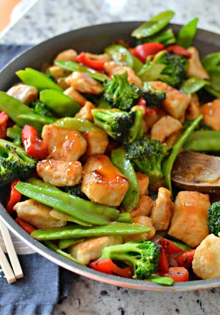 Ginger Chicken Stir Fry - Small Town Woman