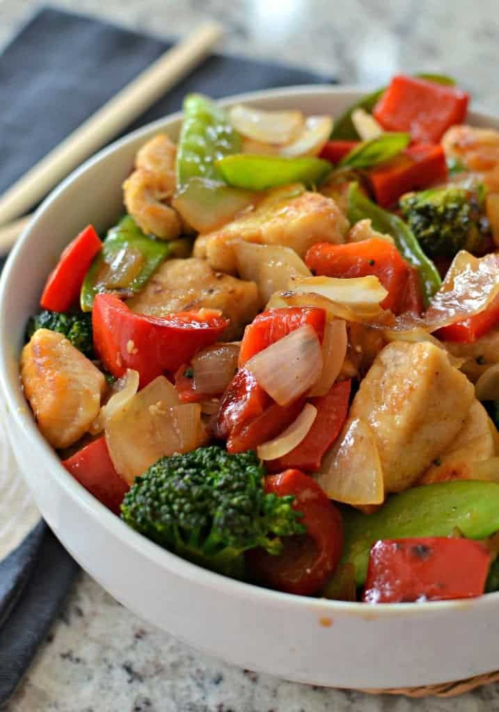 Ginger Chicken Stir Fry - Small Town Woman