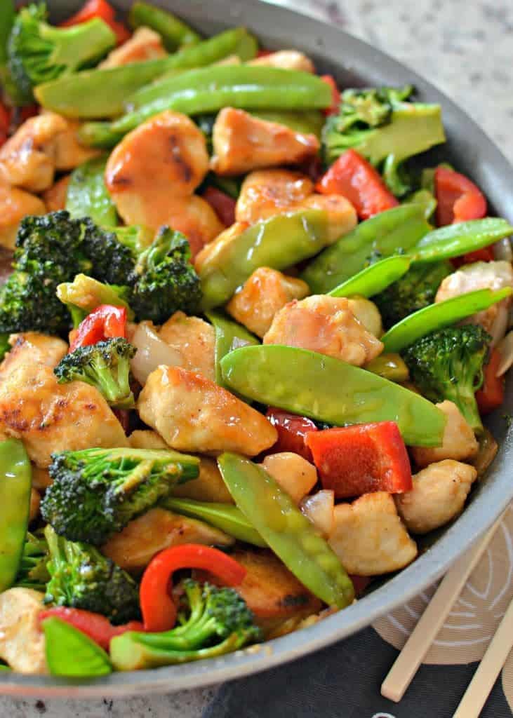 Ginger Chicken Stir Fry - Small Town Woman