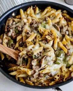 Philly Cheesesteak Pasta