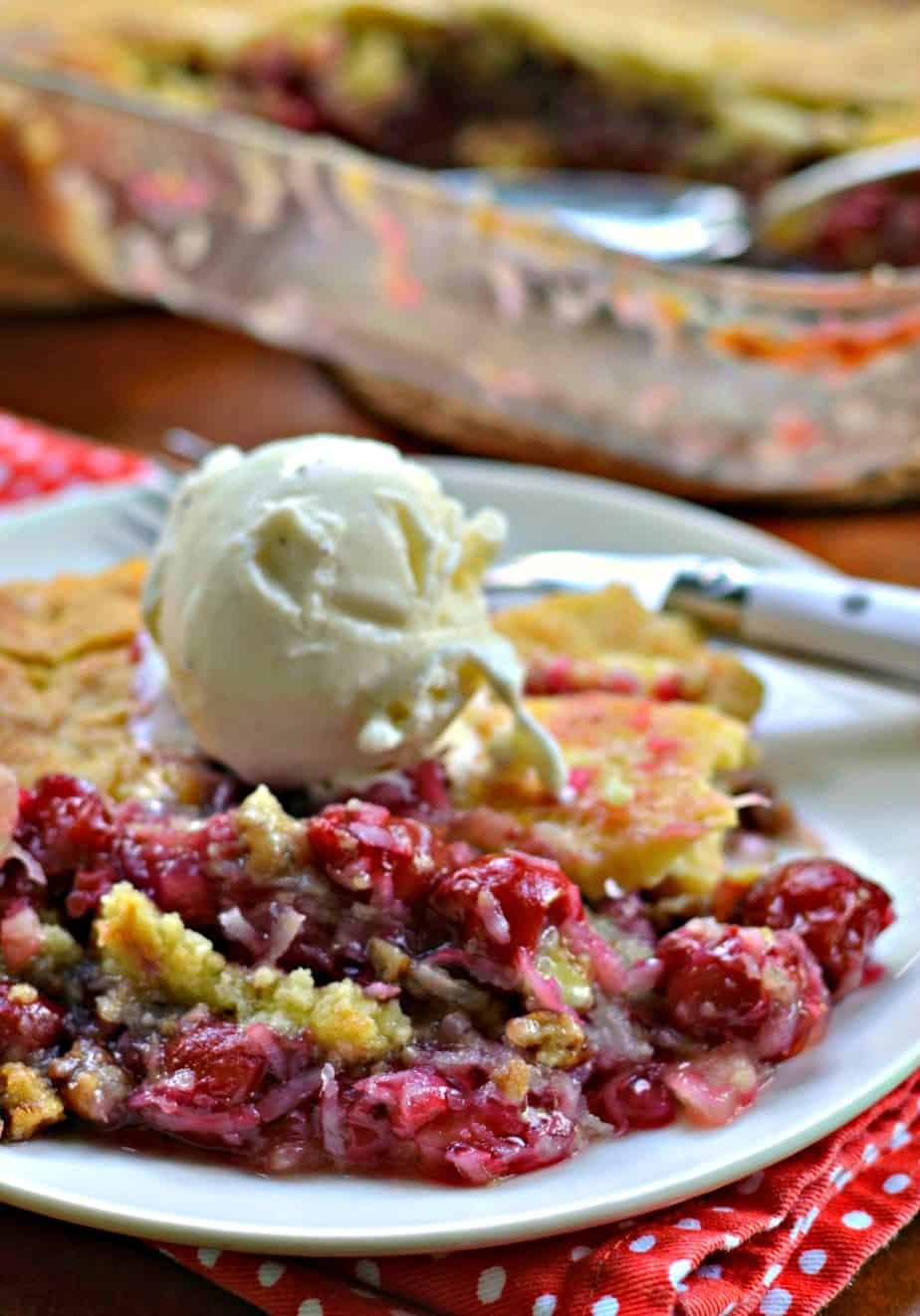 Easy Cherry Dump Cake Small Town Woman