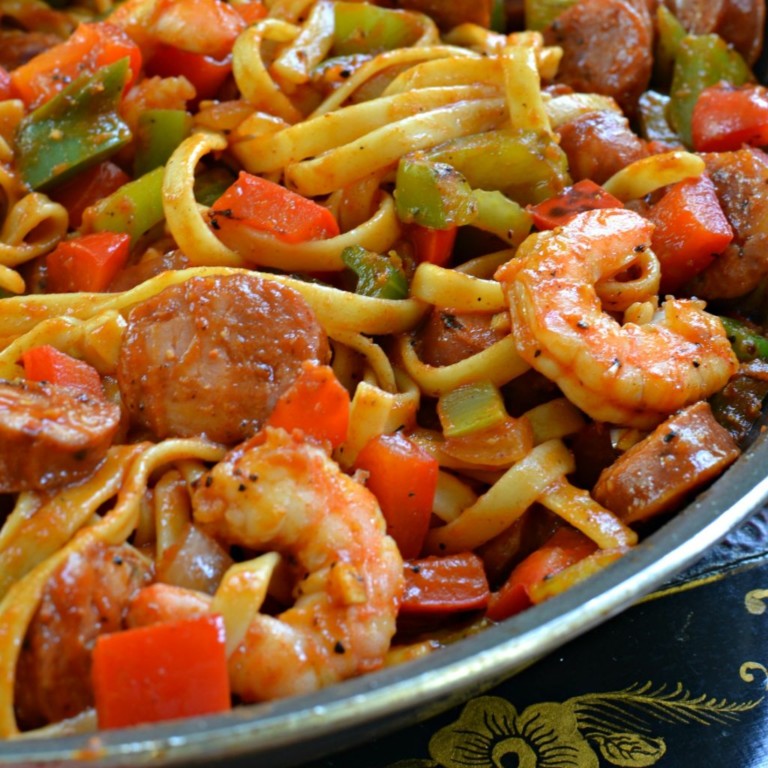 Easy Jambalaya Pasta Small Town Woman