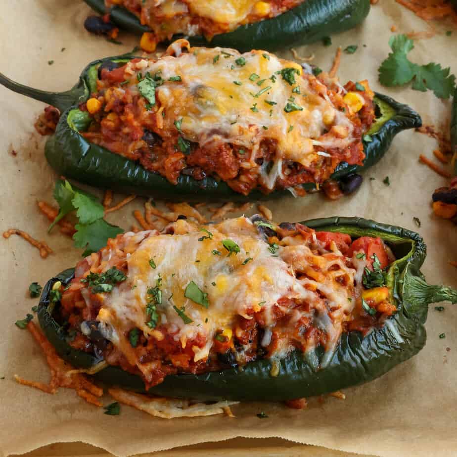 Stuffed Poblano Peppers | Small Town Woman