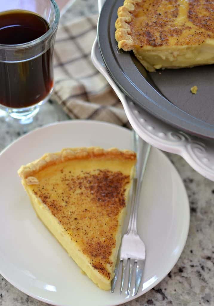 Old Fashioned Silky Creamy Custard Pie