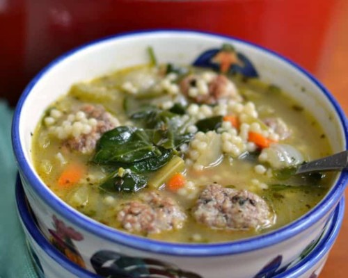 Italian Wedding Soup Recipe | Small Town Woman