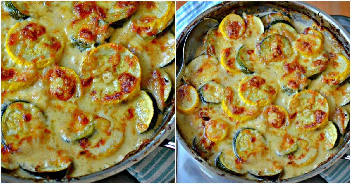 Zucchini Gratin with Yellow Squash - Small Town Woman