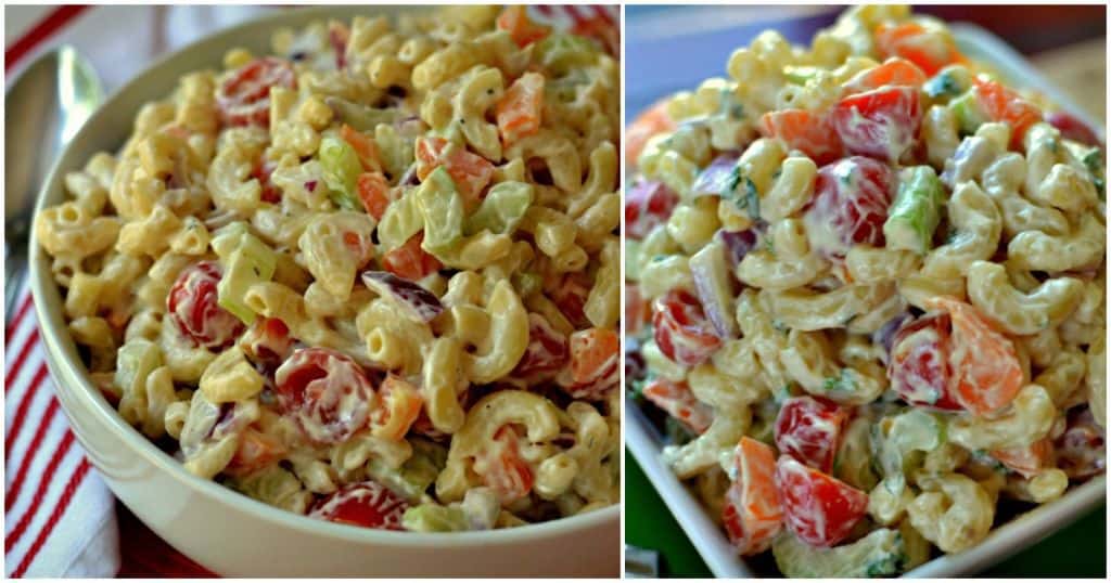 Creamy Macaroni Salad Recipe | Small Town Woman