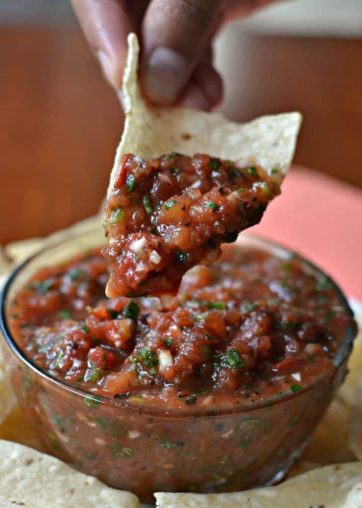 Fresh Salsa Recipe (Better Than Restuarant Quality In Five Minutes)