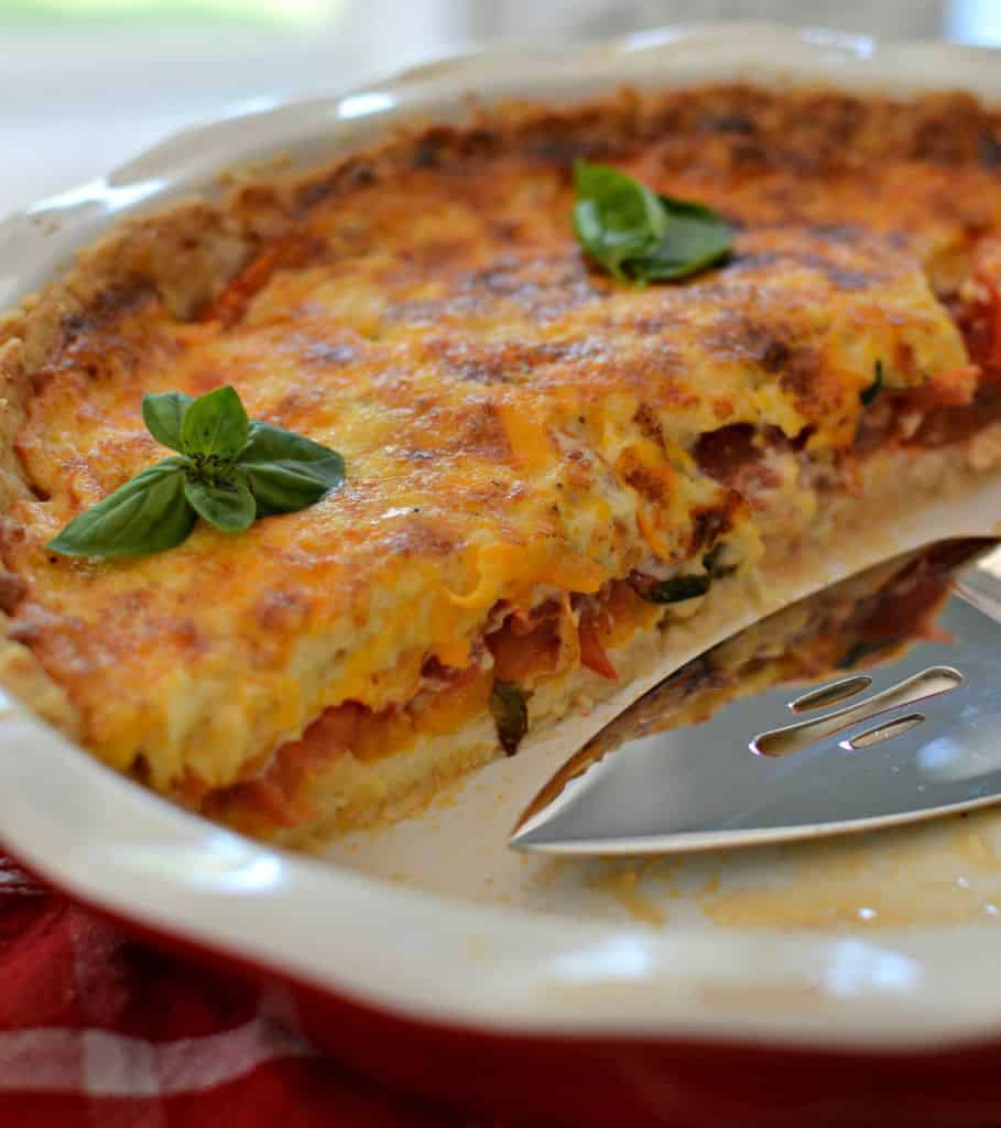 Tomato Pie (A Gardener and Tomato Connoisseurs Delight)