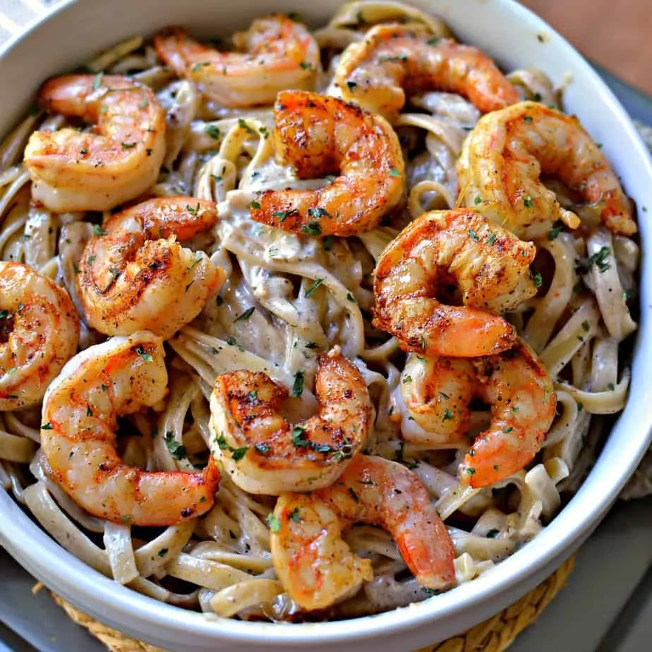 Shrimp Pasta Salad - Small Town Woman