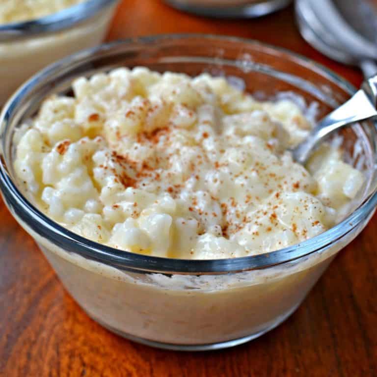 Easy Rice Pudding - Small Town Woman