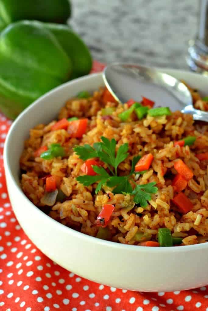 Spanish Rice Recipe A Delicious Amazingly Easy One Skillet Side