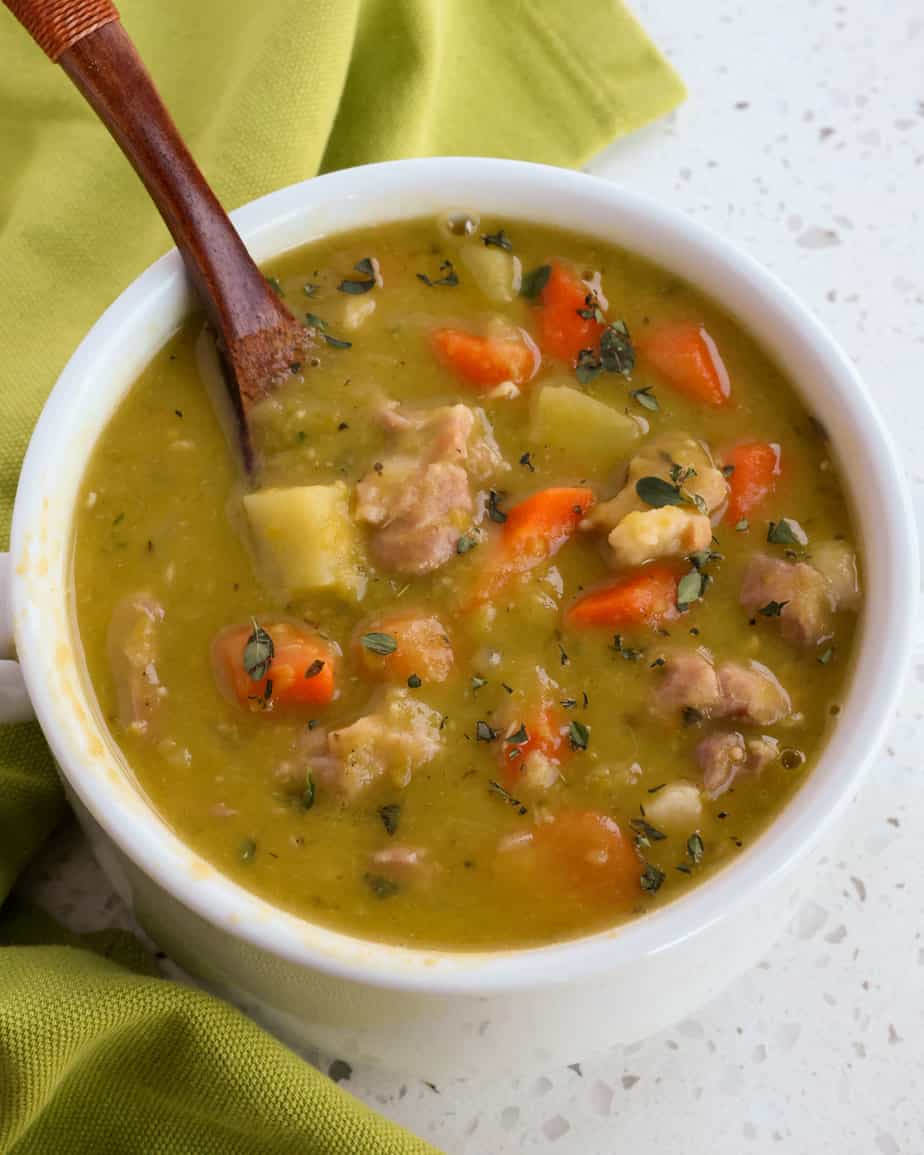 Split Pea Soup Recipe (with Smoked Ham Hock)