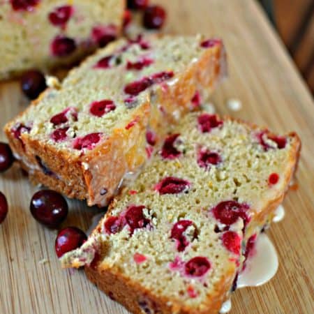 Homemade Cranberry Orange Bread 