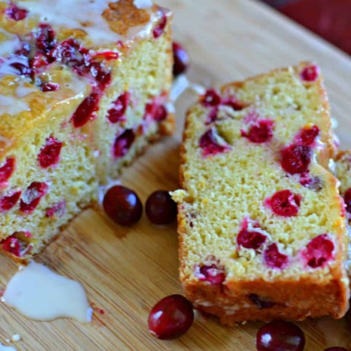 Homemade Cranberry Orange Bread 