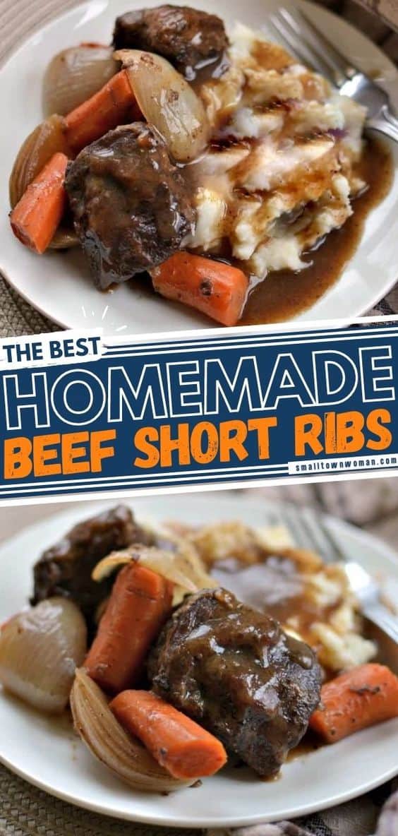 Beef Short Ribs Recipe - Small Town Woman