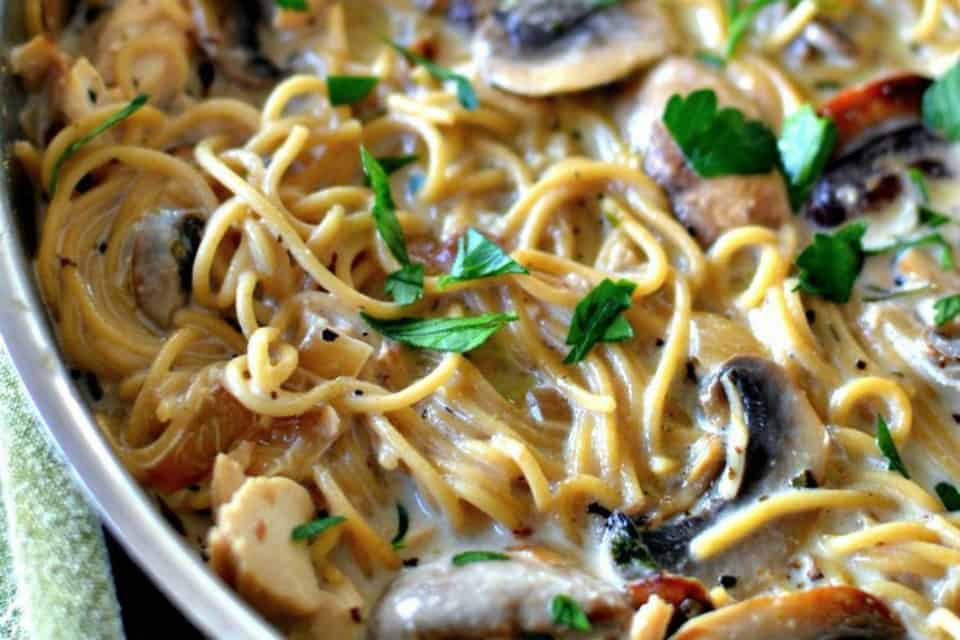 Chicken Mushroom Pasta (An Easy Weeknight Meal)