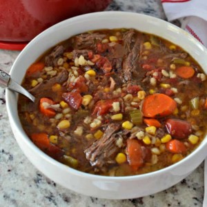 Beef Barley Soup | Small Town Woman