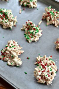 Holiday Haystack Cookies - Small Town Woman