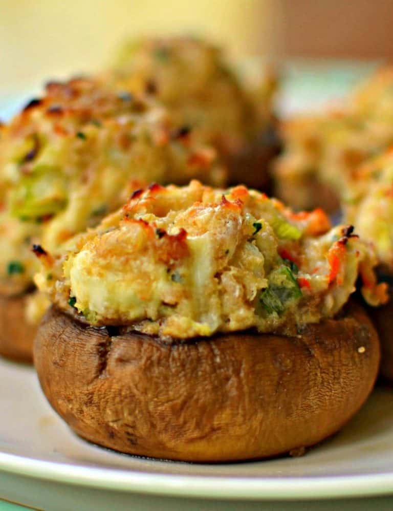 Crab Stuffed Mushrooms