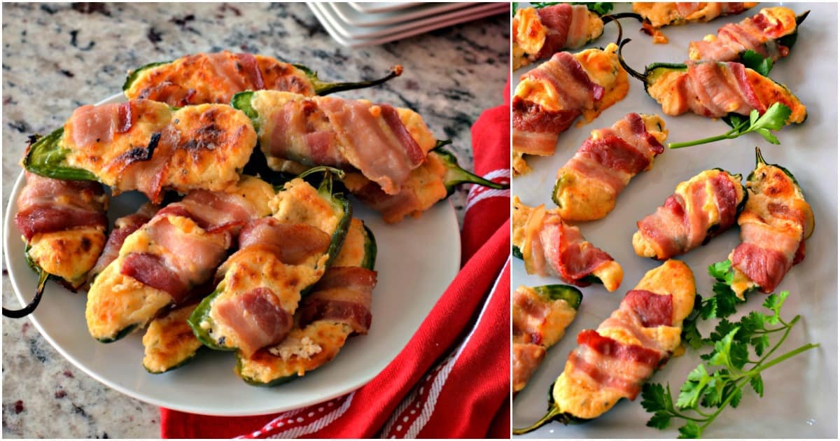 Turkey Bacon Wrapped Jalapeño Poppers – Delicious Snacks for