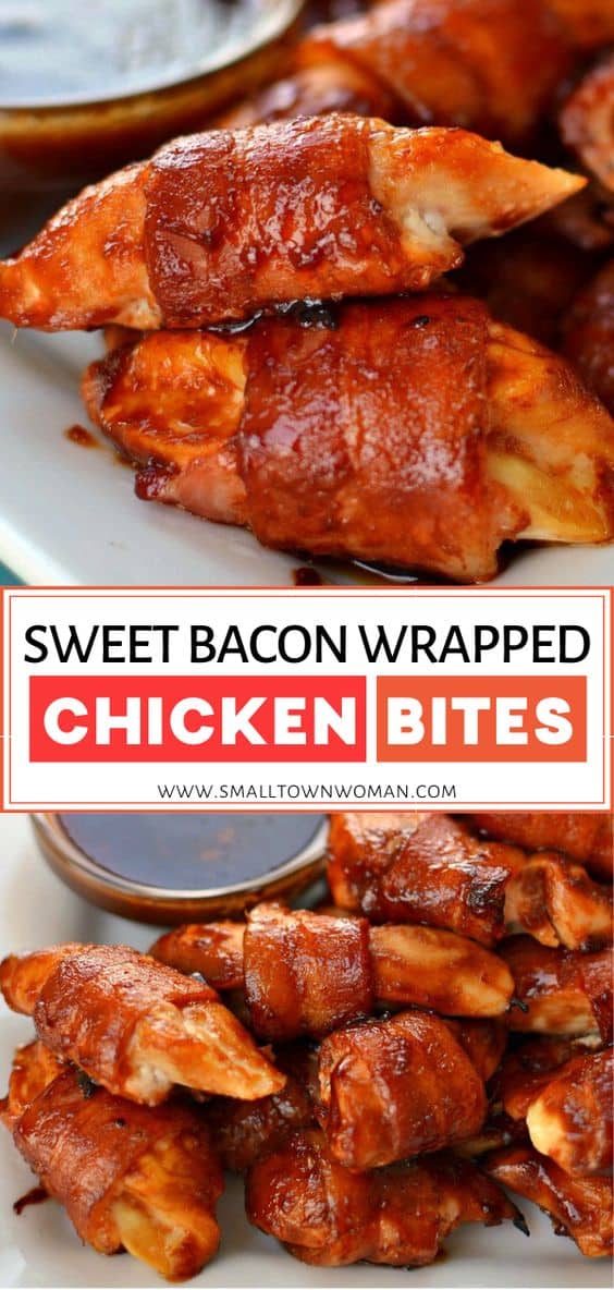 Bacon Wrapped Chicken Bites - Perfect Party and Gameday Appetizer