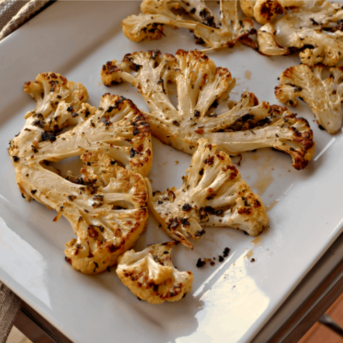 Baked Cauliflower Steaks (Healthy Side Dish) | Small Town Woman